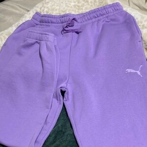 Puma Men's Purple Sweatpants